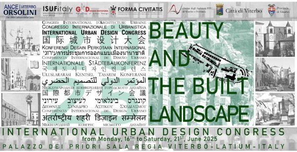 A Viterbo il Festival dell’Urbanistica “Beauty and the built landscape