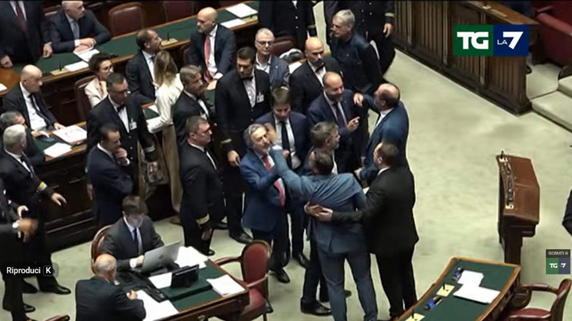 Bagarre alla Camera, coinvolto il deputato di Montefiascone Francesco Battistoni