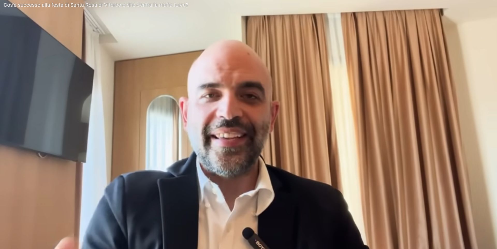 Per Roberto Saviano Viterbo è capitale della mafia turca