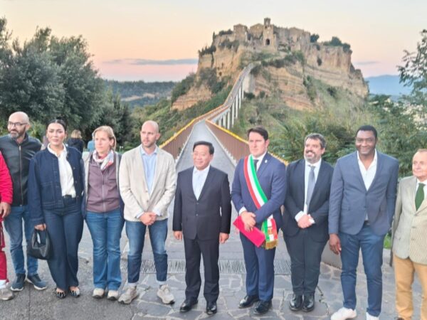 Il Ministro dell’Agricoltura cinese a Civita di Bagnoregio