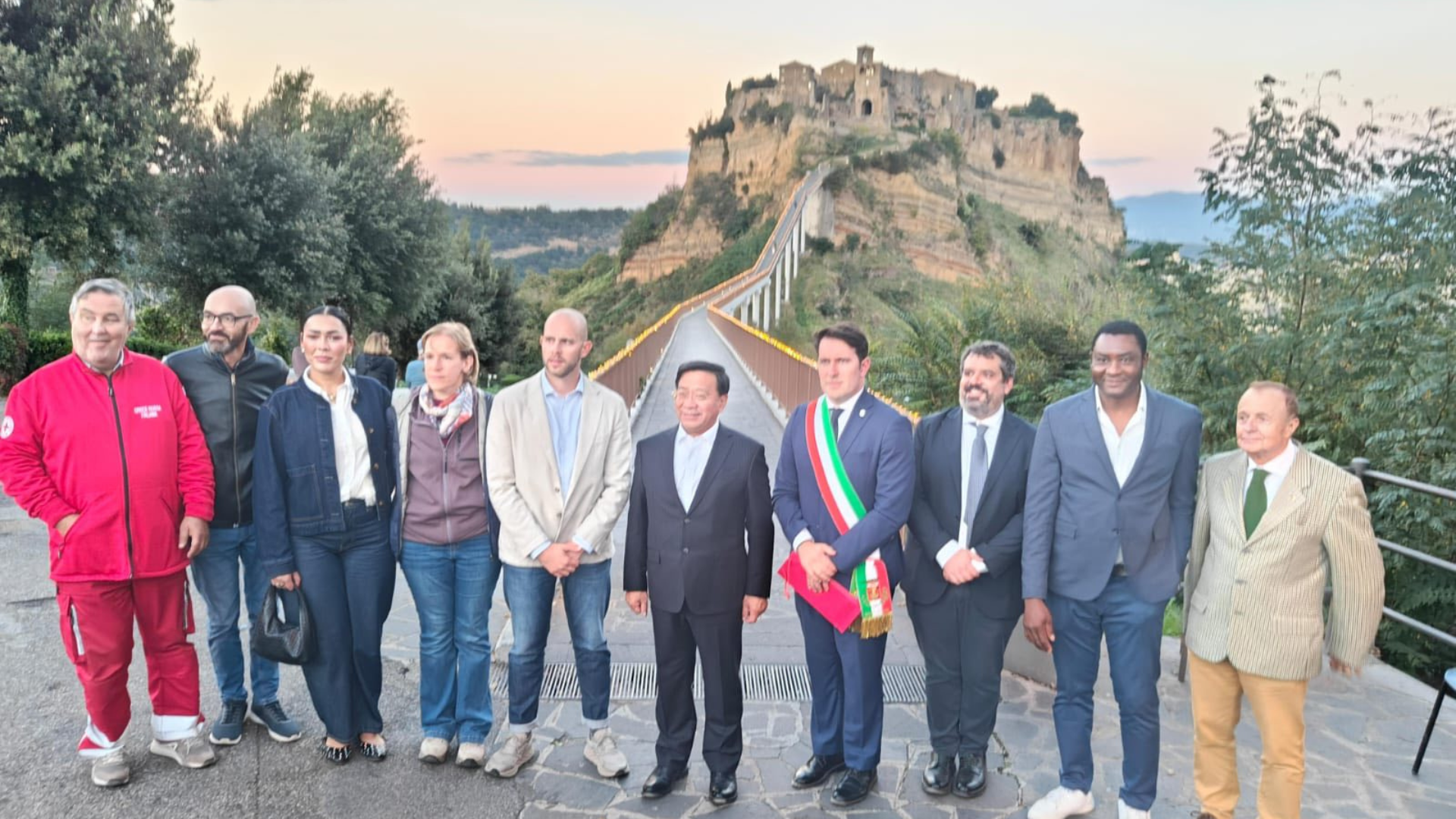 Il Ministro dell’Agricoltura cinese a Civita di Bagnoregio