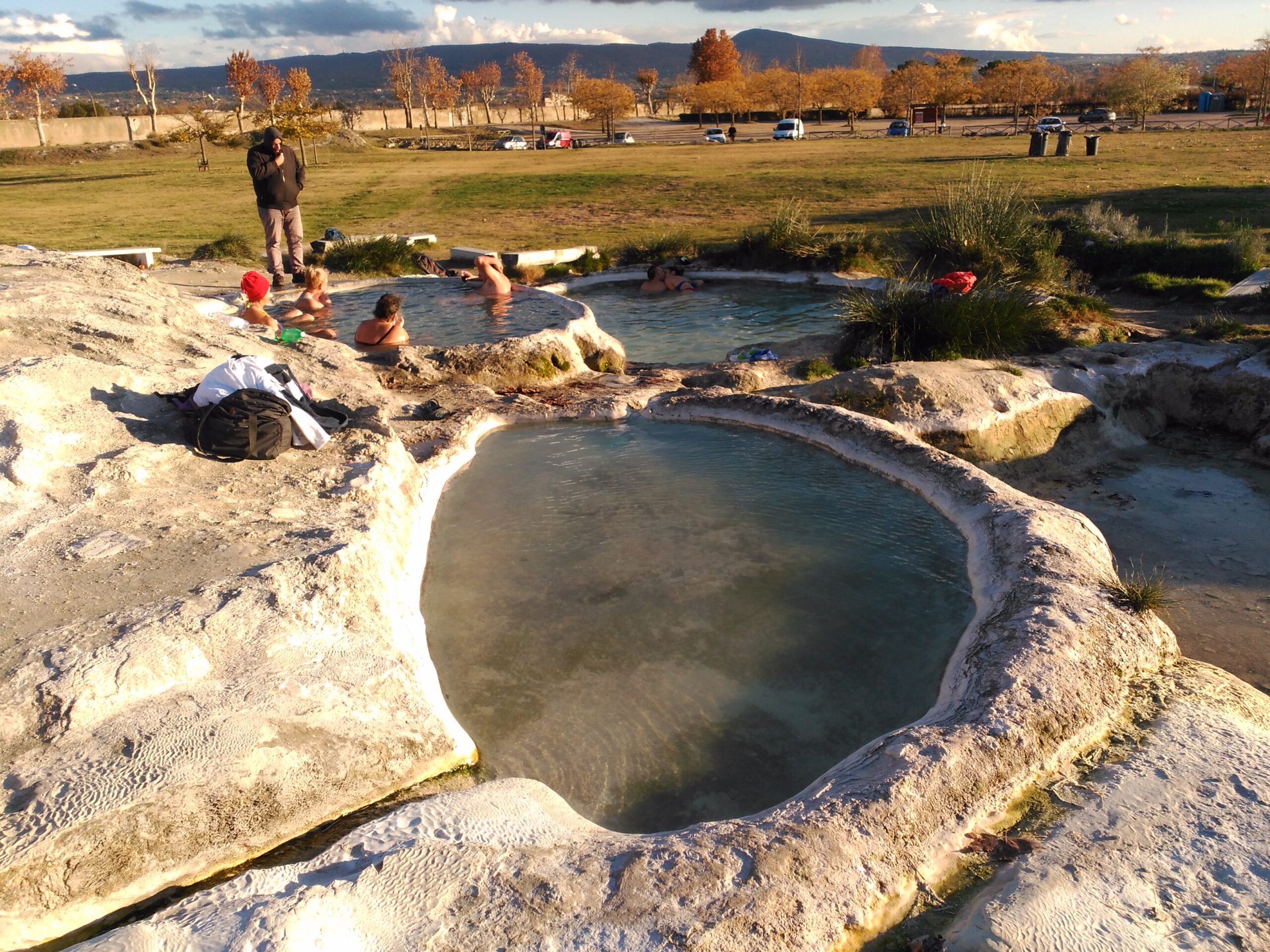 Le piscine termali naturali del Bullicame a Viterbo