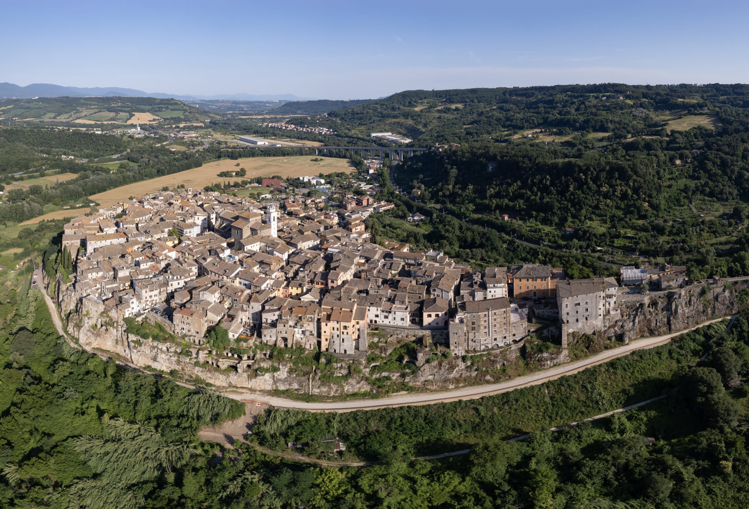 Veduta aerea di Orte