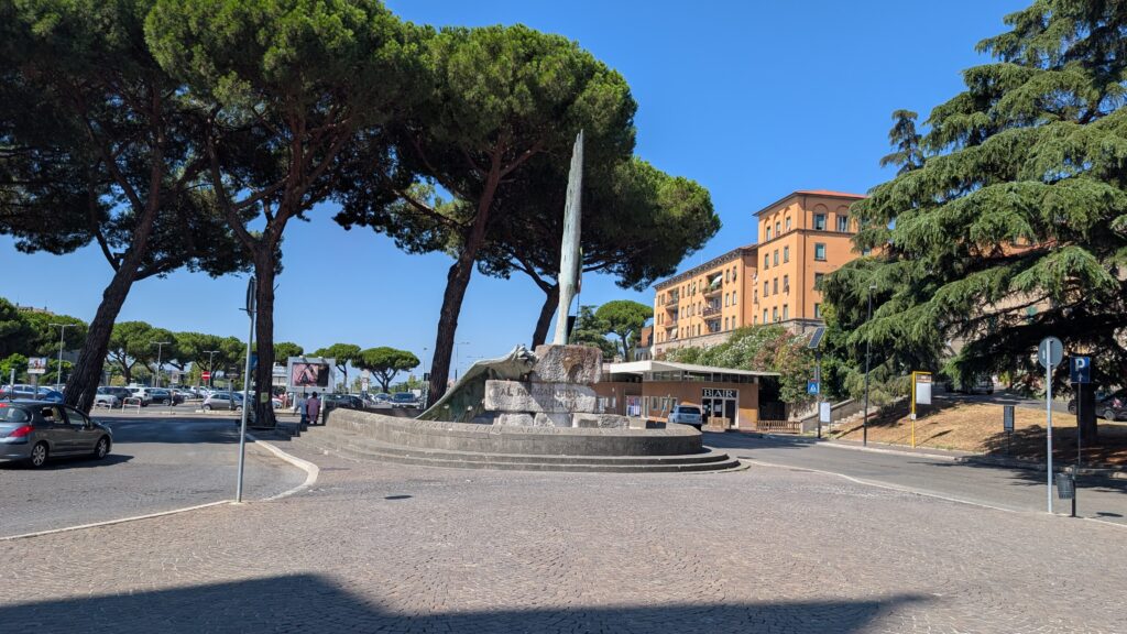 Piazza del Sacrario a Viterbo