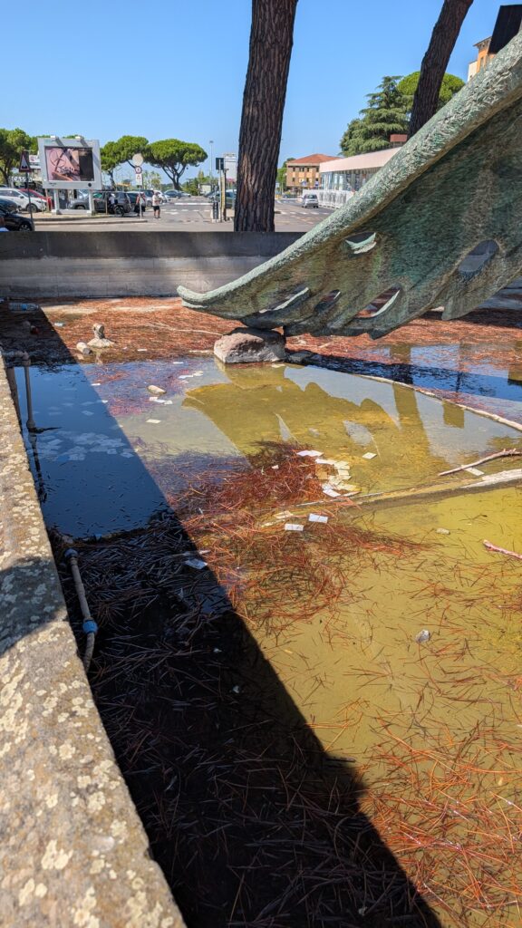 La fontana di piazza del Sacrario a Viterbo