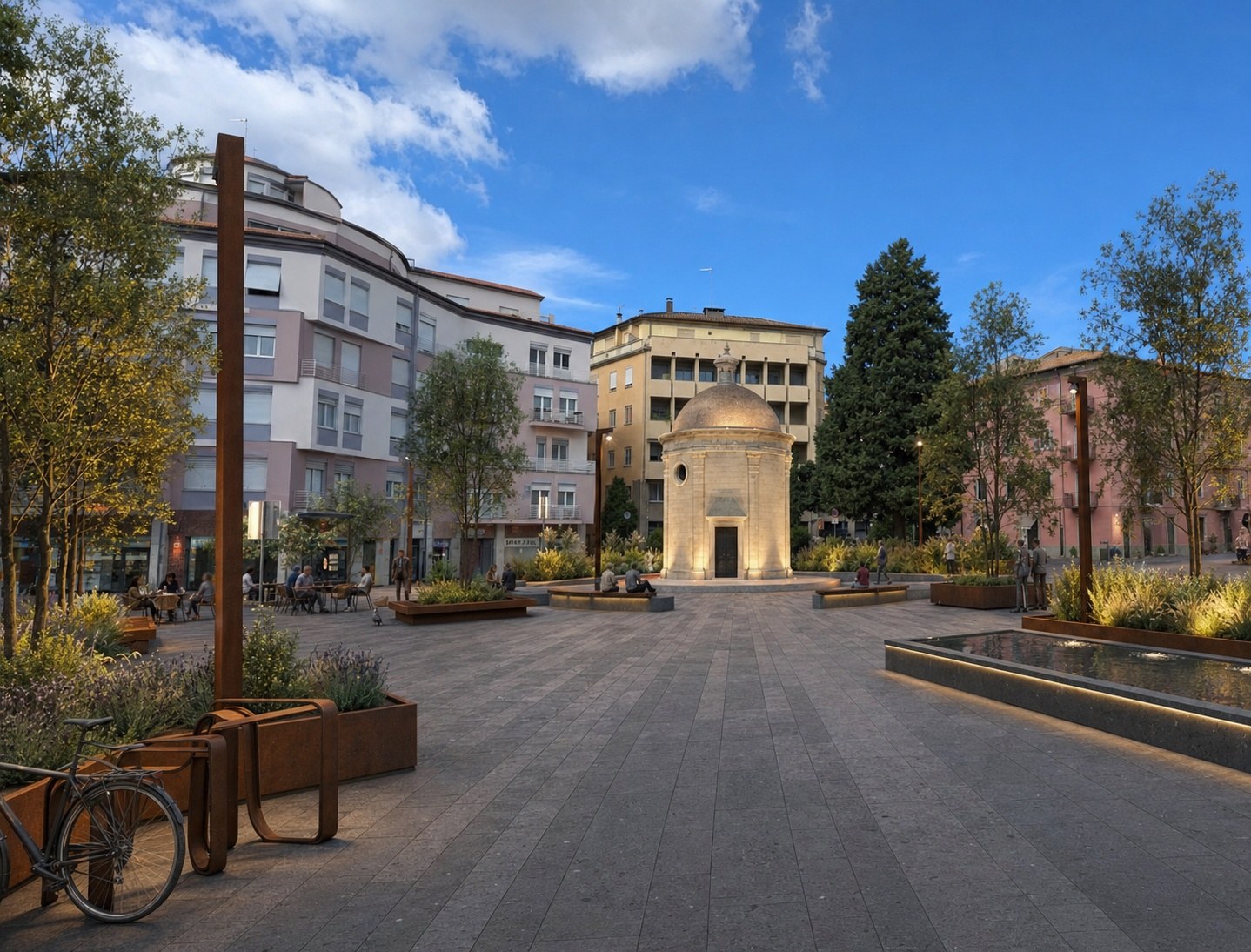 La Viterbo che può essere: piazza dei Caduti, la piazza che hanno scelto i lettori