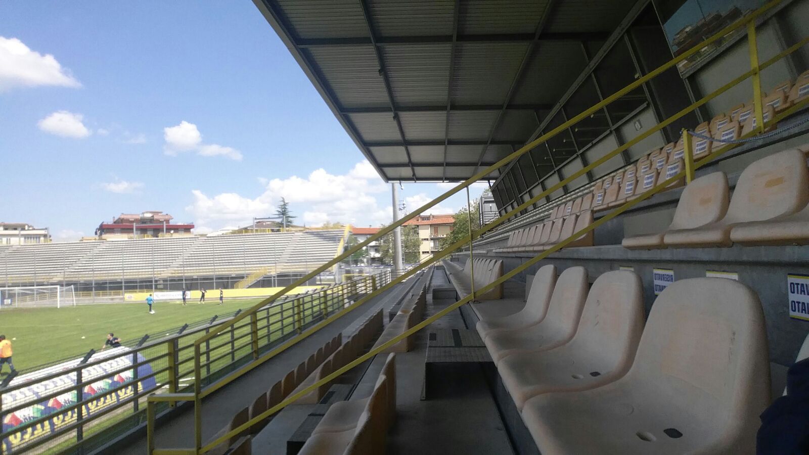 Tribuna dello Stadio Enrico Rocchi di Viterbo