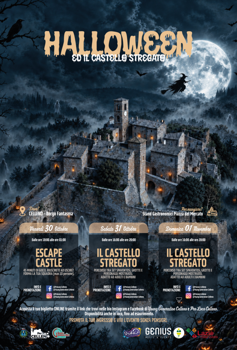 Halloween e il Castello stregato nel borgo fantasma di Celleno