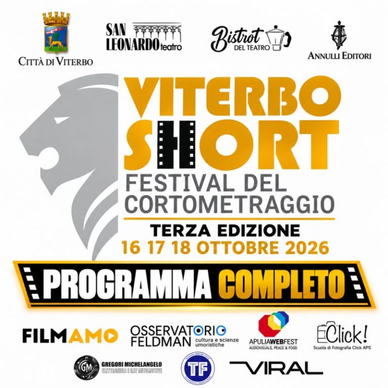 Viterbo Short, il festival del cortometraggio al Teatro San Leonardo