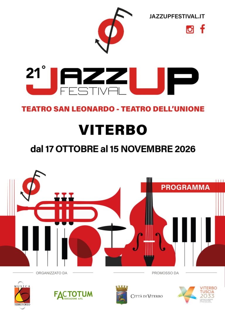 JazzUp Festival a Viterbo, la 21ª edizione con i Jazz_Talk e Matt Bianco